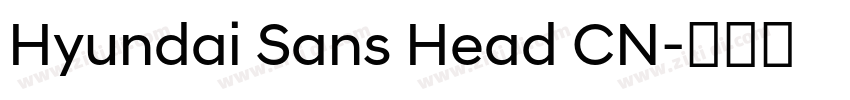 Hyundai Sans Head CN字体转换 Hyundai Sans Head CN字体转换